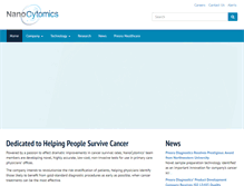 Tablet Screenshot of nano-cytomics.com